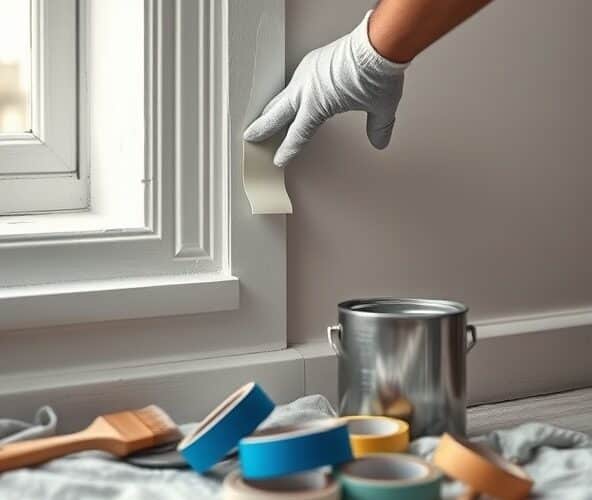 Jaką taśmę lakierniczą do malowania ścian wybrać, żeby uniknąć podciekania?