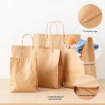 torby papierowe brązowe z uchwytem płaskim