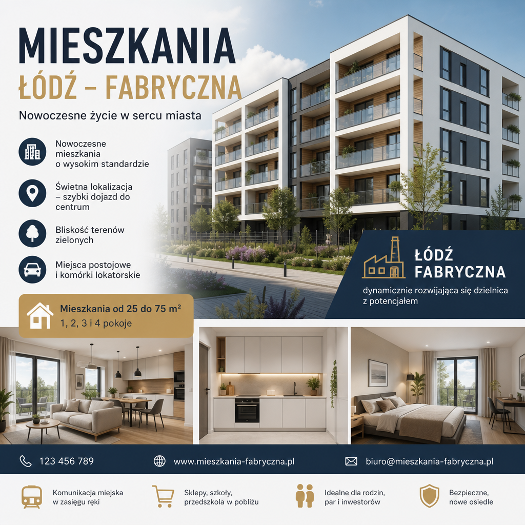 mieszkania łódź fabryczna